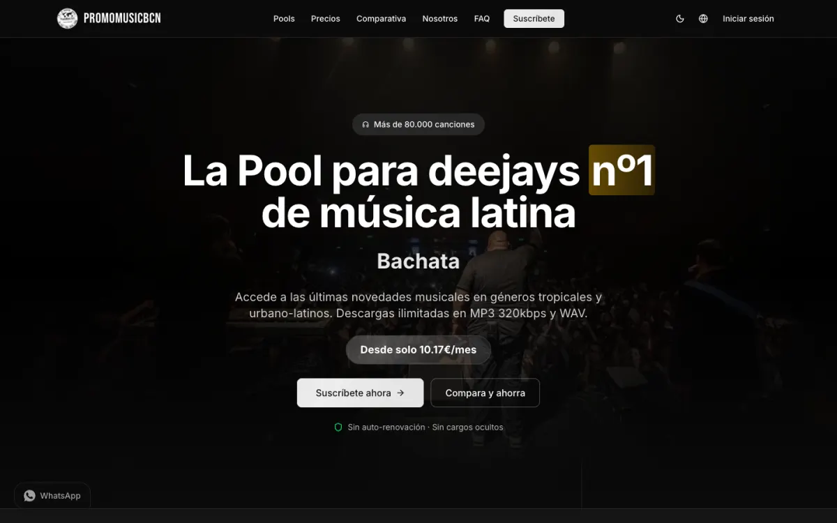 Portal B2B a medida — PromoMusic Pool